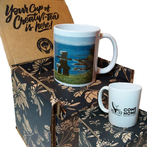 Inukshuk Come Home Year Mug