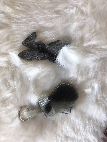 Seal skin keychains