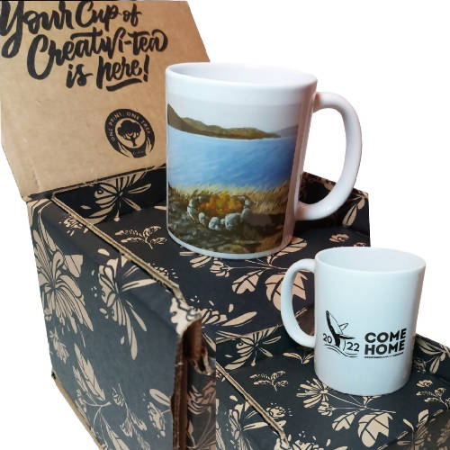Campfire Come Home Year Mug
