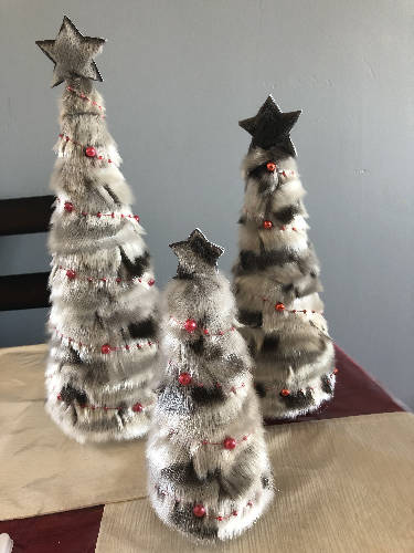 Seal skin Christmas trees